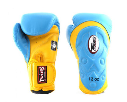 Twins Spezialhandschuhe BGVL6AV Gelb/Hellblau