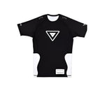 Rash Guard Kuhmilch Schwarz
