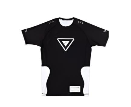 Rash Guard Kuhmilch Schwarz