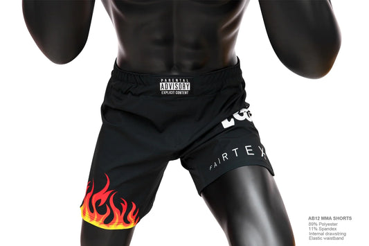 Short MMA Fairtex en feu