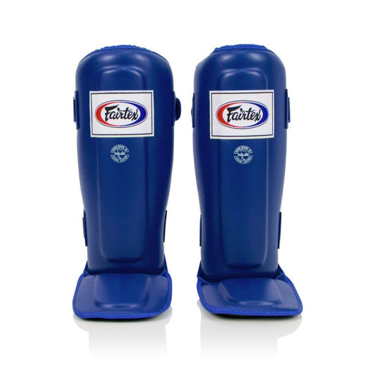 Protège-tibias Fairtex compact bleu