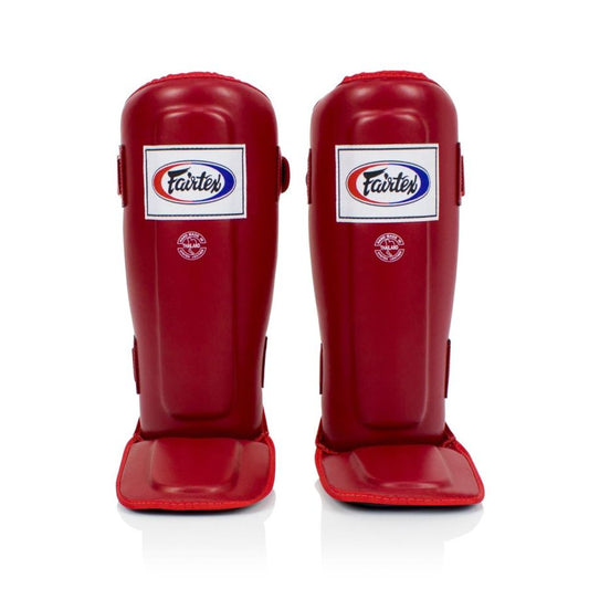 Protège-tibias Fairtex compact Rouge