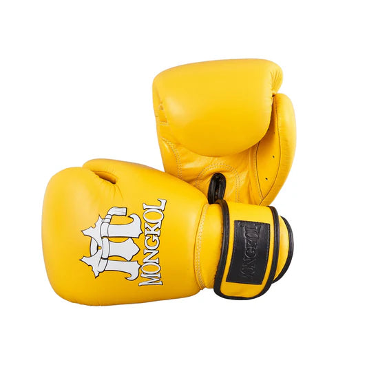 Mongkol Boxing Gloves BGM01 Yellow