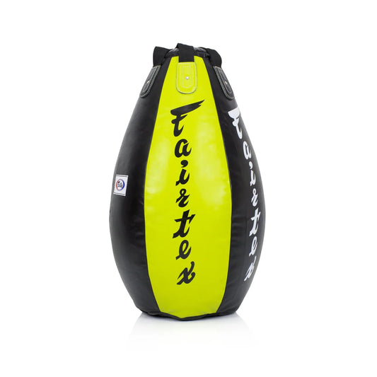 Sac de sable lourd Fairtex HB15 Super Tear Drop Sac lourd Vert Noir