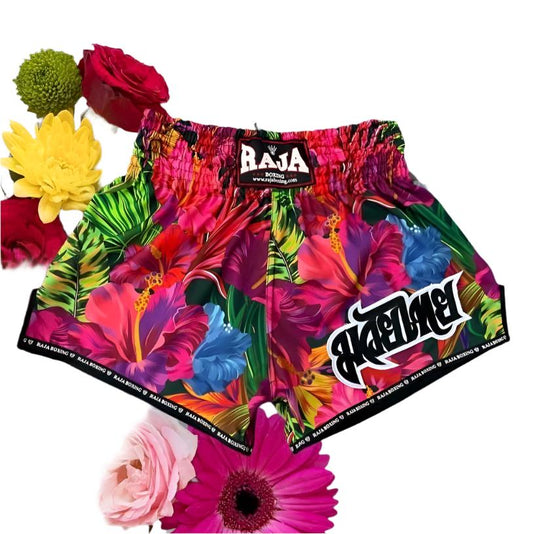 Short Raja Fleur Couleur Pleine