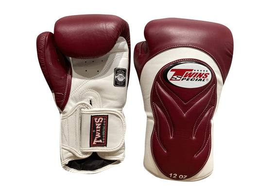 Twins Special HANDSCHUHE BGVL6 Weiß Kastanienbraun