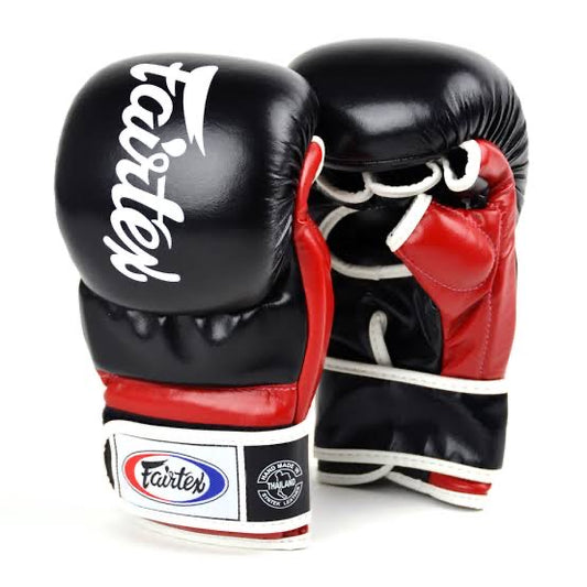 Fairtex Super Sparring MMA Handschuhe Rot/Schwarz