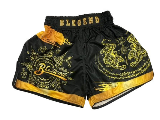 Short de boxe Blegend Gold Tiger