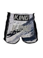 Short de boxe King Pro New Wave Blanc