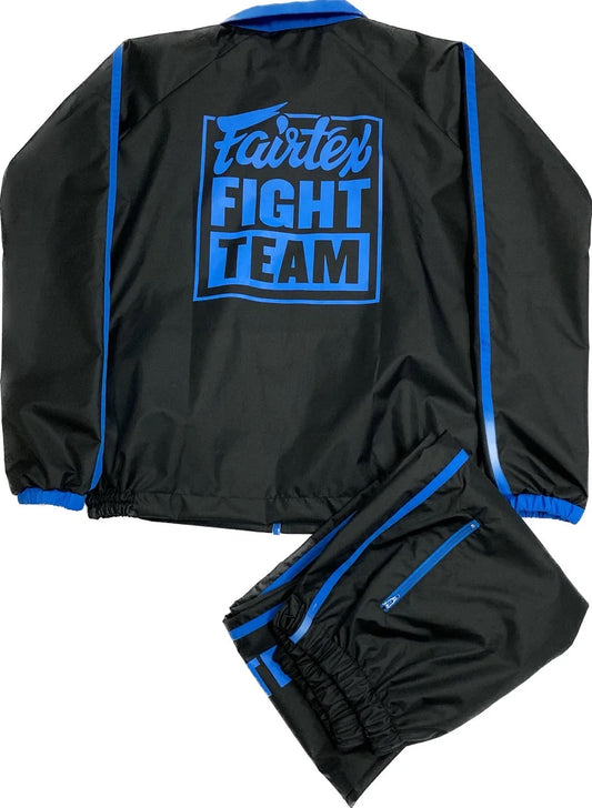 Fairtex Vinyl Saunaanzug VS4 Schwarz Blau