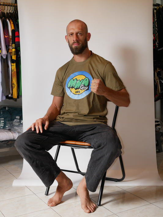 MMA GUY CAFE T-Shirt Olive Green