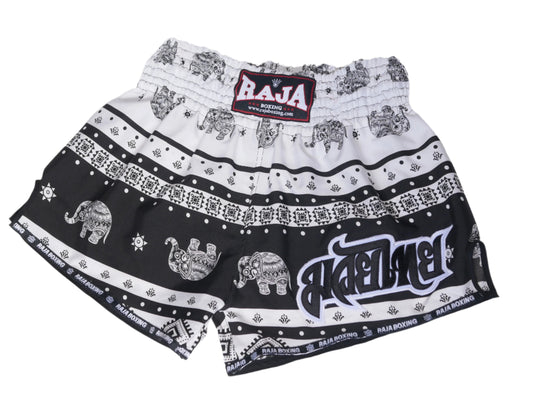 Short Raja Elephant Blanc