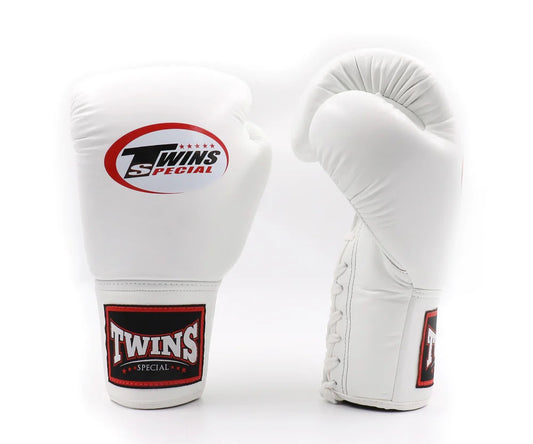 Twins Special HANDSCHUHE BGLL1 WEISS MIT SCHNÜRUNG