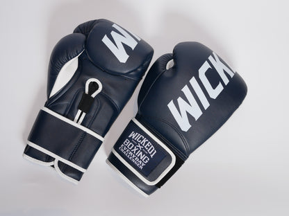 Gants d'entraînement Wicked1 (PU) Bleu marine/blanc
