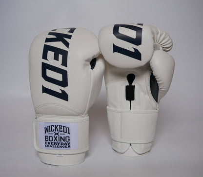 Gants d'entraînement Wicked1 (PU) Blanc/Marine