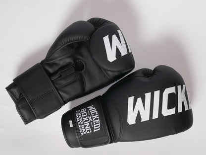 Gants d'entraînement Wicked1 (PU) Noir/Blanc