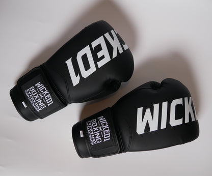 Gants d'entraînement Wicked1 (PU) Noir/Blanc