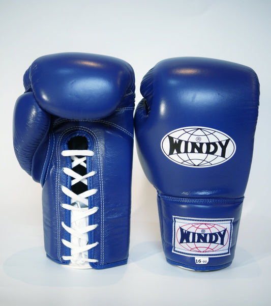 Windy Boxing Gloves Lace up Dark Blue
