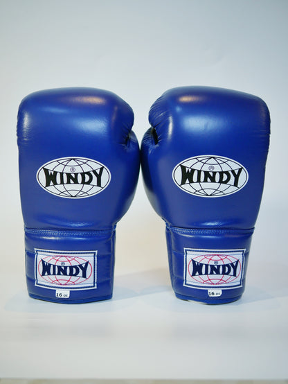 Windy Boxing Gloves Lace up Dark Blue