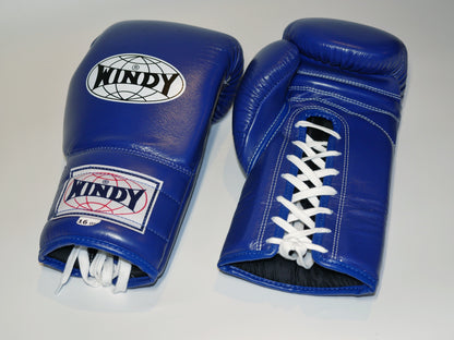 Windy Boxing Gloves Lace up Dark Blue
