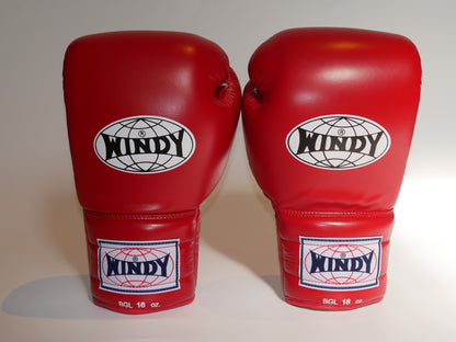 Windy Boxing Gloves Lace up Red