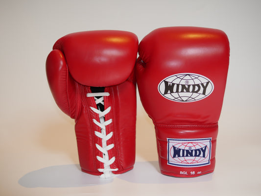 Windy Boxing Gloves Lace up Red
