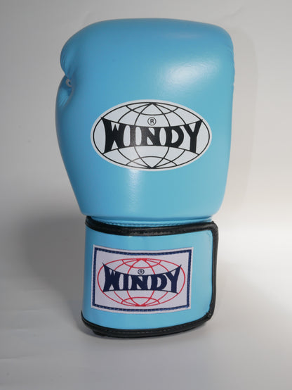 Windy Boxing Gloves Lace Velcro Light Blue