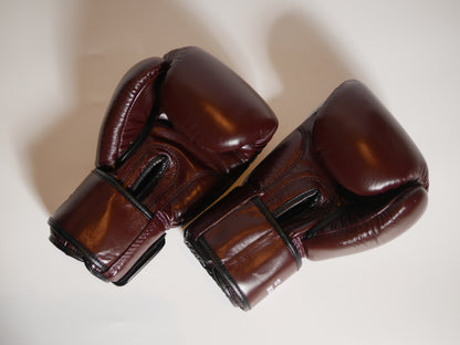 Windy Boxing Gloves Velcro Red Maroon
