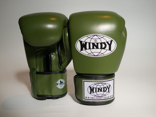 Windy Boxing Gloves Velcro Olive