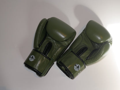 Windy Boxhandschuhe Klettverschluss Oliv