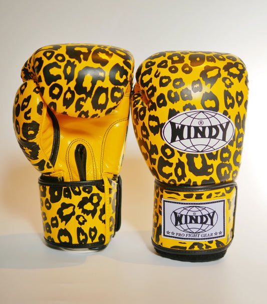 Windy Boxing Gloves Velcro Leopard *Limited Edition*