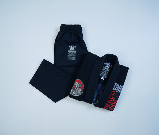 Wicked1 Gimono SAMURAI BLACK(Kids)