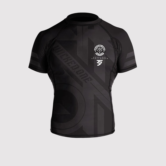 Wicked1 RASHGUARD OUTSIDERZ SCHWARZ