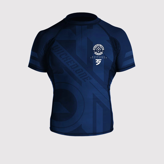 Wicked1 RASHGUARD OUTSIDERZ MARINEBLAU