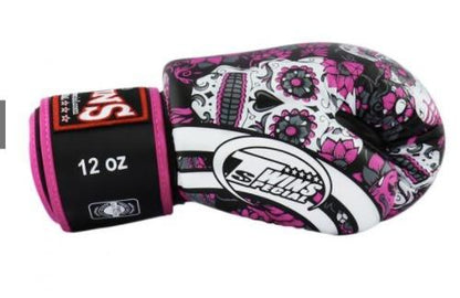 Twins Special GLOVES FBGVL3-53 SKULL PINK/BLACK