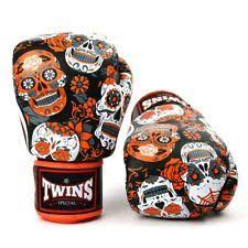 Twins Special HANDSCHUHE FBGVL3-53 TOTENKOPF ORANGE/SCHWARZ