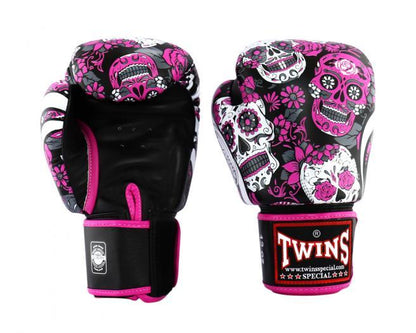 Twins Special GLOVES FBGVL3-53 SKULL PINK/BLACK